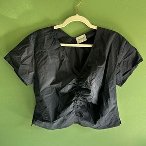 NAVY Rachel Comey Pima Top